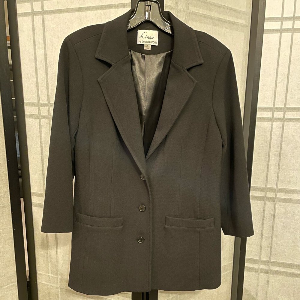Linea by Louis Dell'Olio Black Blazer